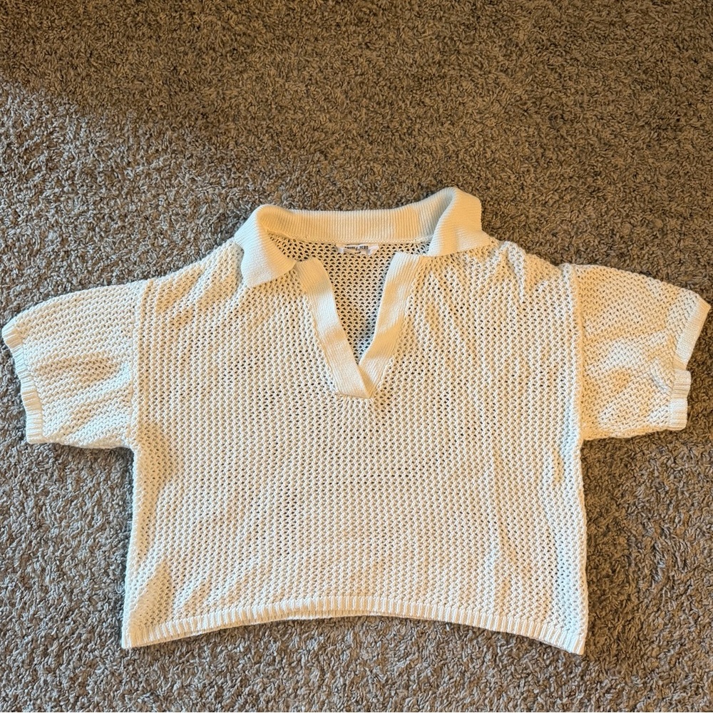 Double Zero Women’s Cream Knit Top